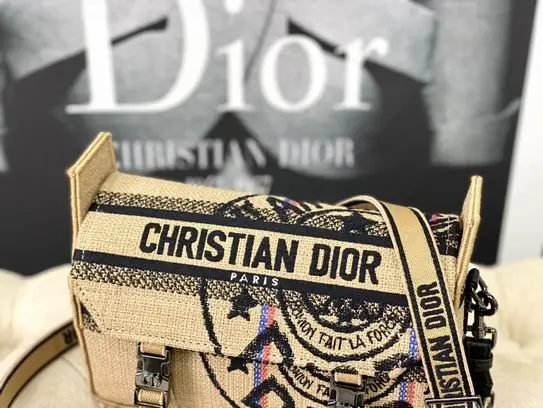 Dior Camp M1241米黄 23x15x8cm wz (1)