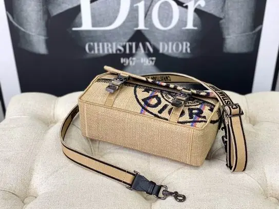 Dior Camp M1241米黄 23x15x8cm wz (1)