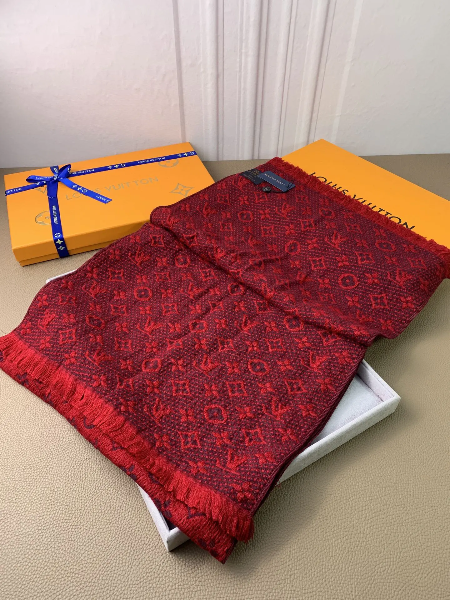 LV scarf 40X185cm 100%羊毛 E (33)