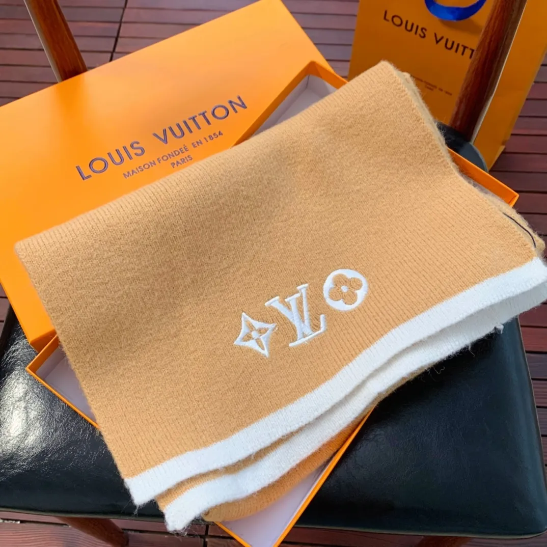 LV scarf 34X190cm 100%羊绒 E (11)