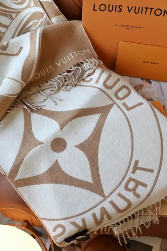 LV scarf 45X215cm 60%绵羊毛40%山羊绒 E09 (7)