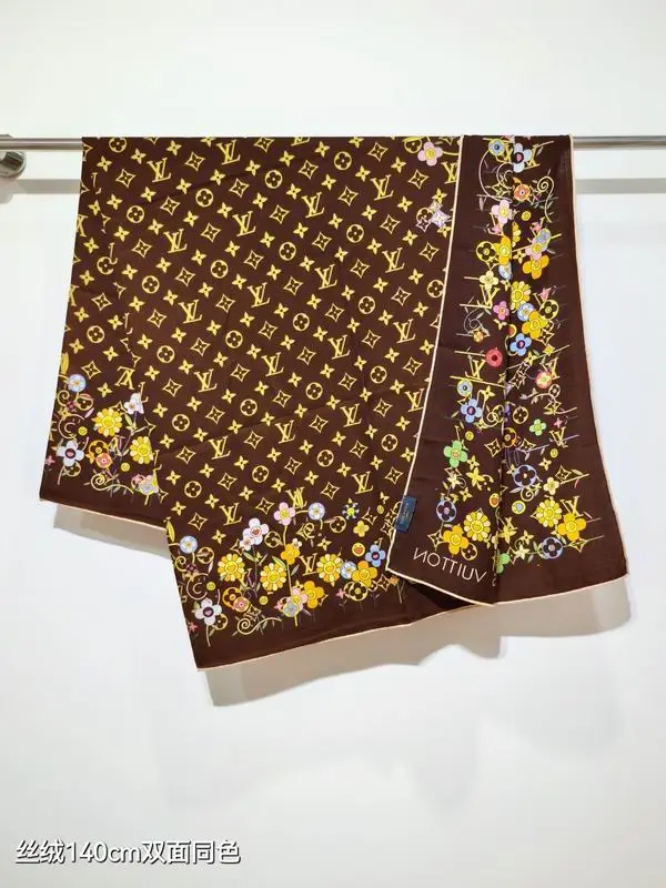 LV scarf 140X140cm 70%羊绒30%真丝 E48 (24)