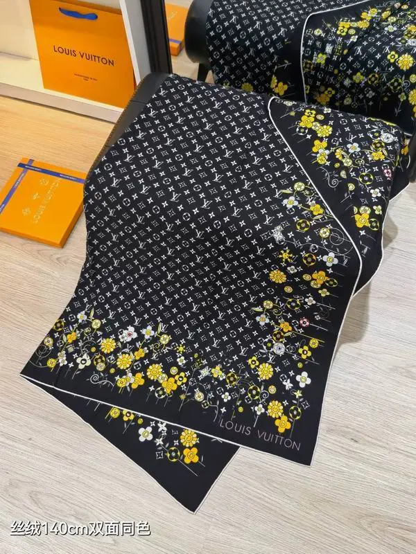 LV scarf 140X140cm 70%羊绒30%真丝 E48 (24)