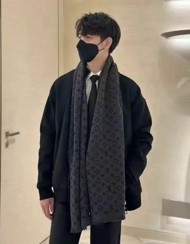 LV scarf 40X185cm 100%羊毛 E (16)