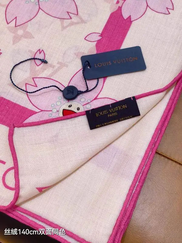 LV Scarf 140X140cm 70%羊绒30%真丝 E43 (16)