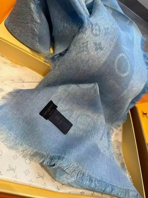 LV Scarf 140X140cm 70%羊绒30%真丝 E26 (26)