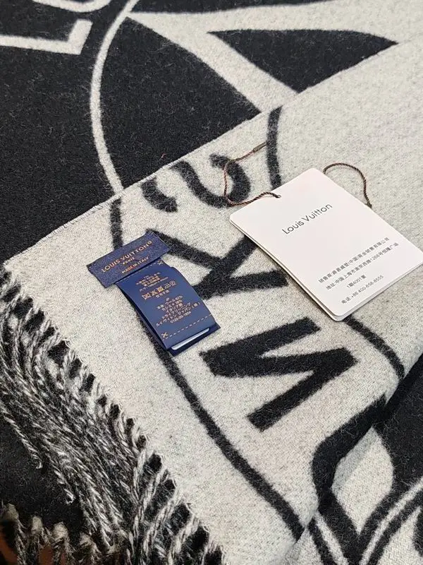 LV scarf 45X215cm 60%羊毛 40%山羊绒 E (16)