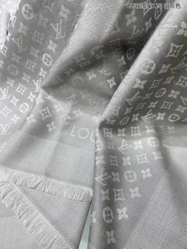 LV Scarf 140X140cm 70%羊绒30%真丝 E26 (26)