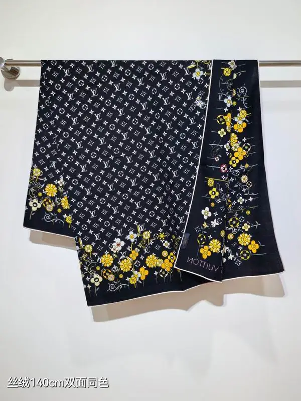 LV scarf 140X140cm 70%羊绒30%真丝 E48 (24)