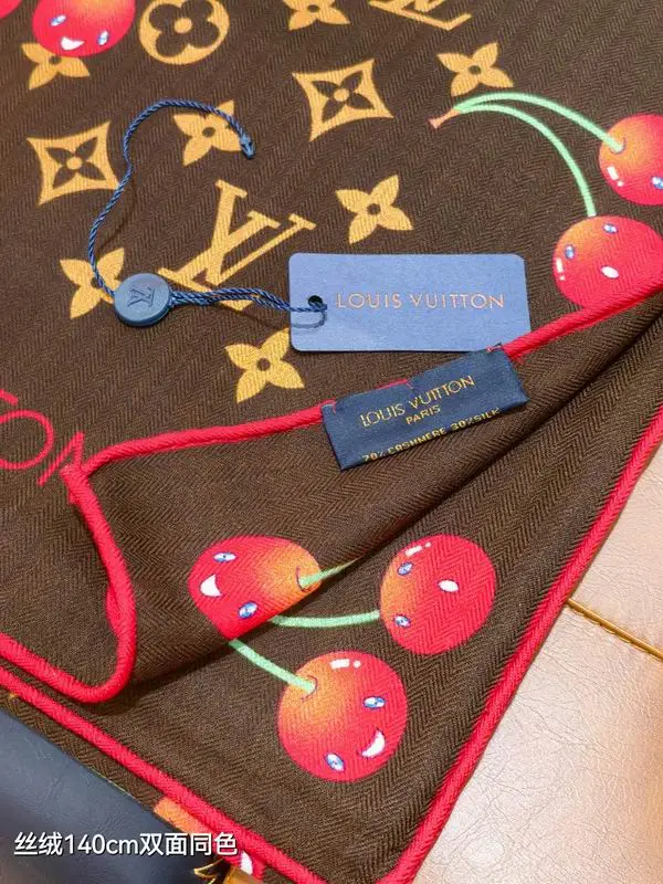 LV Scarf 140X140cm 70%羊绒30%真丝 E12 (28)