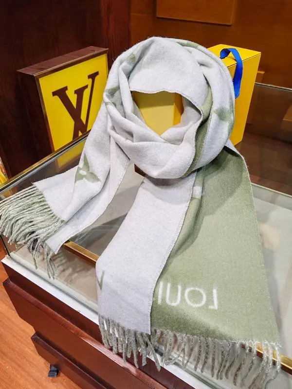 LV scarf 45X215cm 60%羊毛 40%山羊绒 E (17)