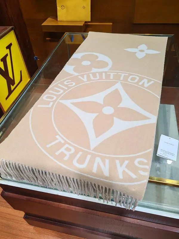 LV scarf 45X215cm 60%羊毛 40%山羊绒 E (16)