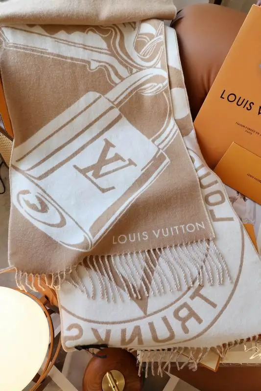 LV scarf 45X215cm 60%绵羊毛40%山羊绒 E09 (7)