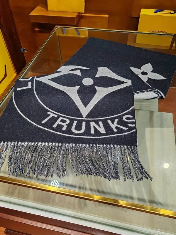 LV scarf 45X215cm 60%羊毛 40%山羊绒 E (16)