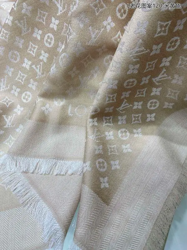 LV Scarf 140X140cm 70%羊绒30%真丝 E26 (26)