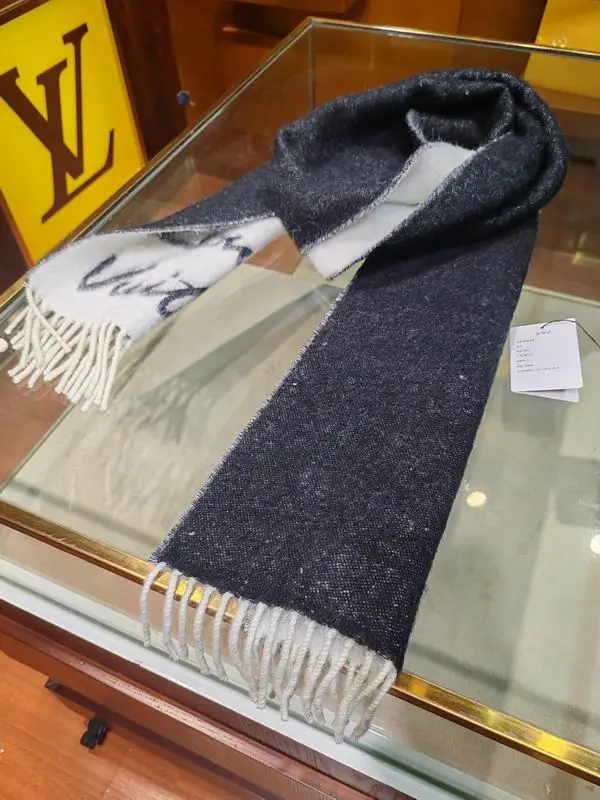 LV scarf 25X220cm 58%绵羊毛 42%羊驼毛 E (2)