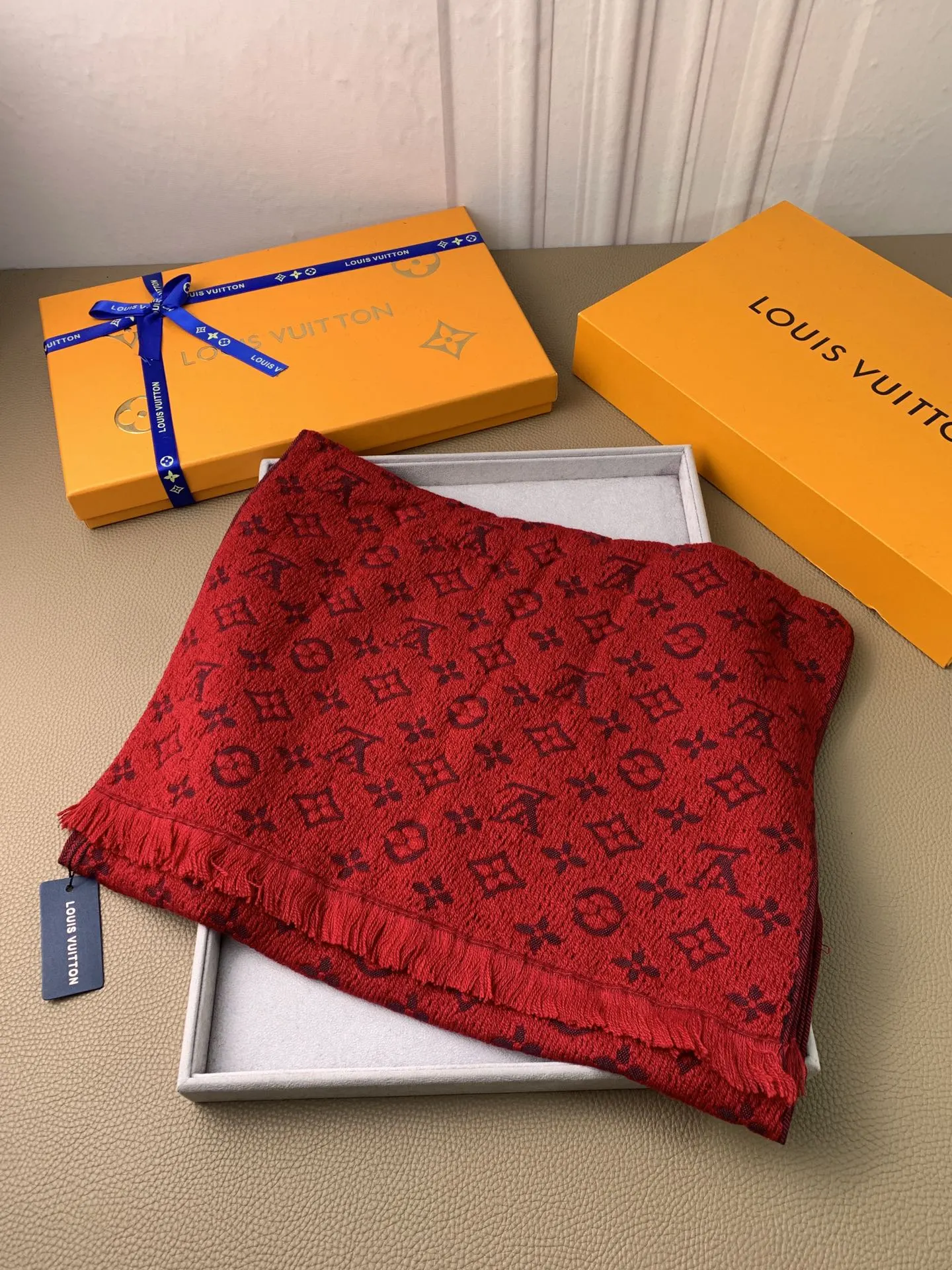 LV scarf 40X185cm 100%羊毛 E (33)