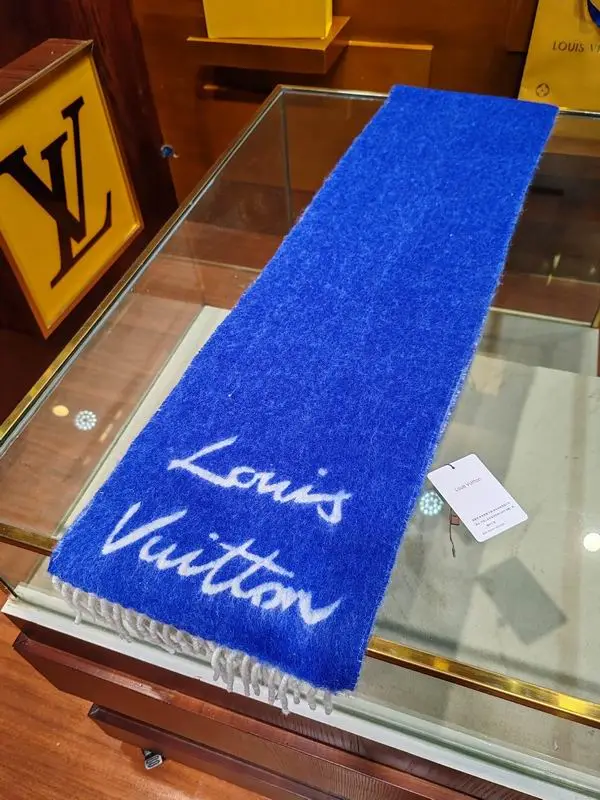 LV scarf 25X220cm 58%绵羊毛 42%羊驼毛 E (2)