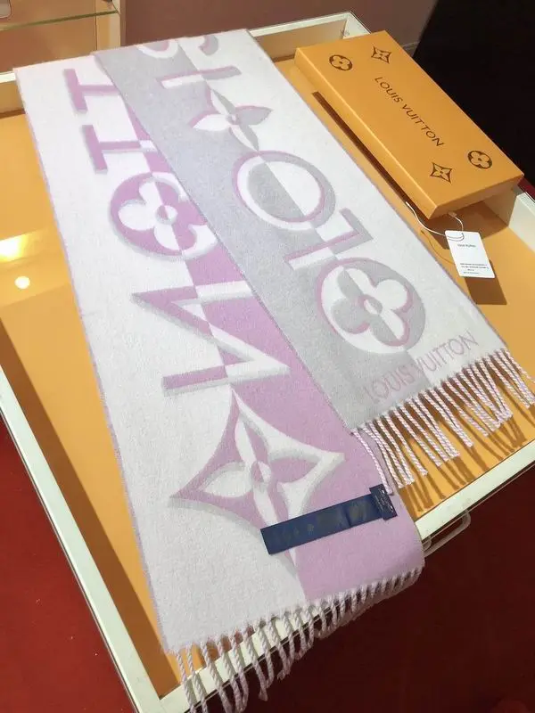 LV Scarf 26X205cm 100%羊毛 E (3)