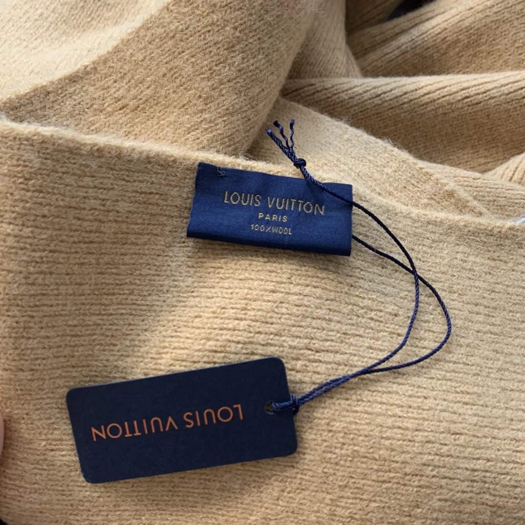 LV scarf 34X190cm 100%羊绒 E (11)