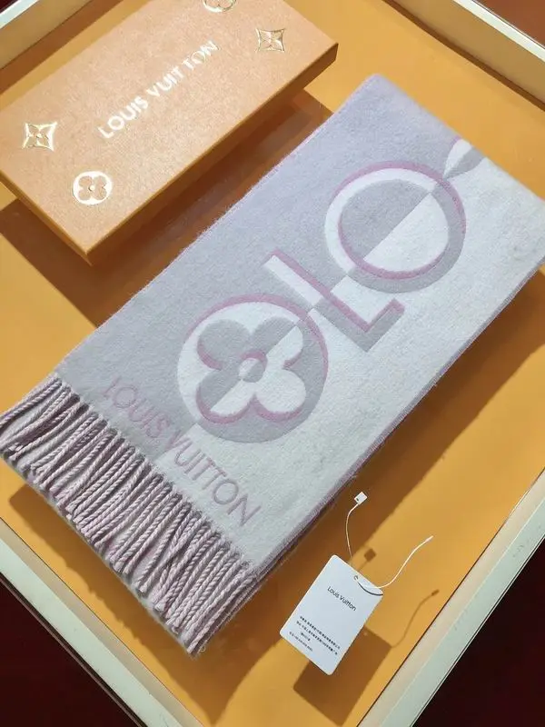 LV Scarf 26X205cm 100%羊毛 E (3)
