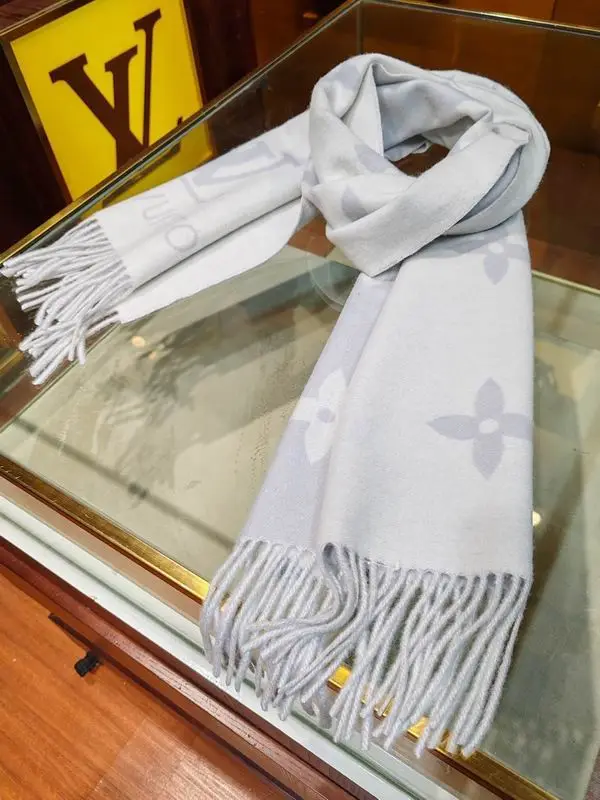 LV scarf 45X215cm 60%羊毛 40%山羊绒 E (17)