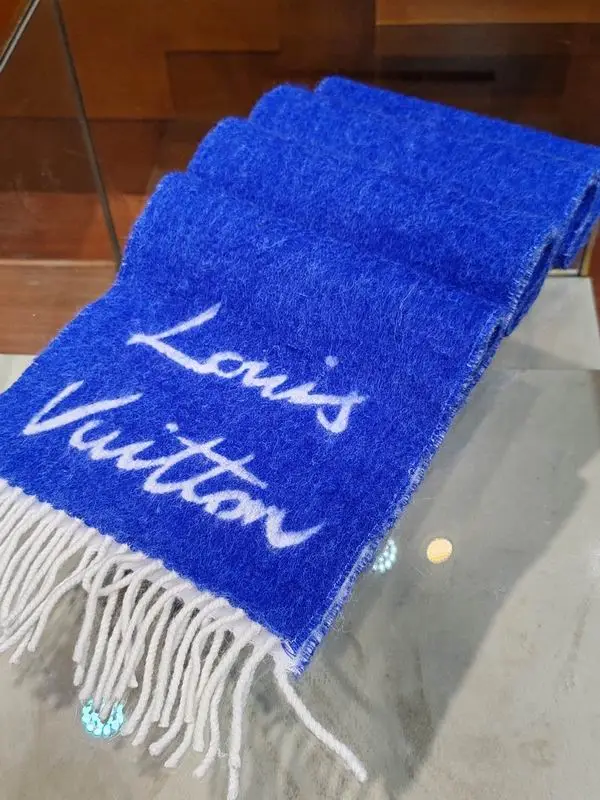 LV scarf 25X220cm 58%绵羊毛 42%羊驼毛 E (2)