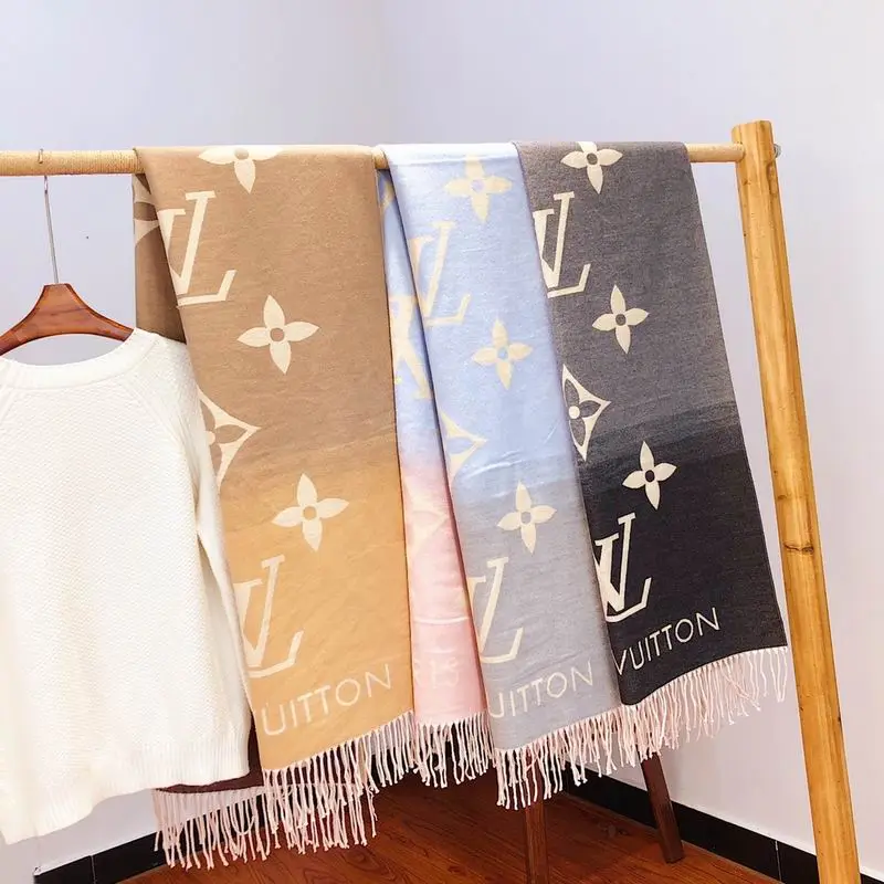 LV scarf 48X180cm 100%羊绒 E (18)