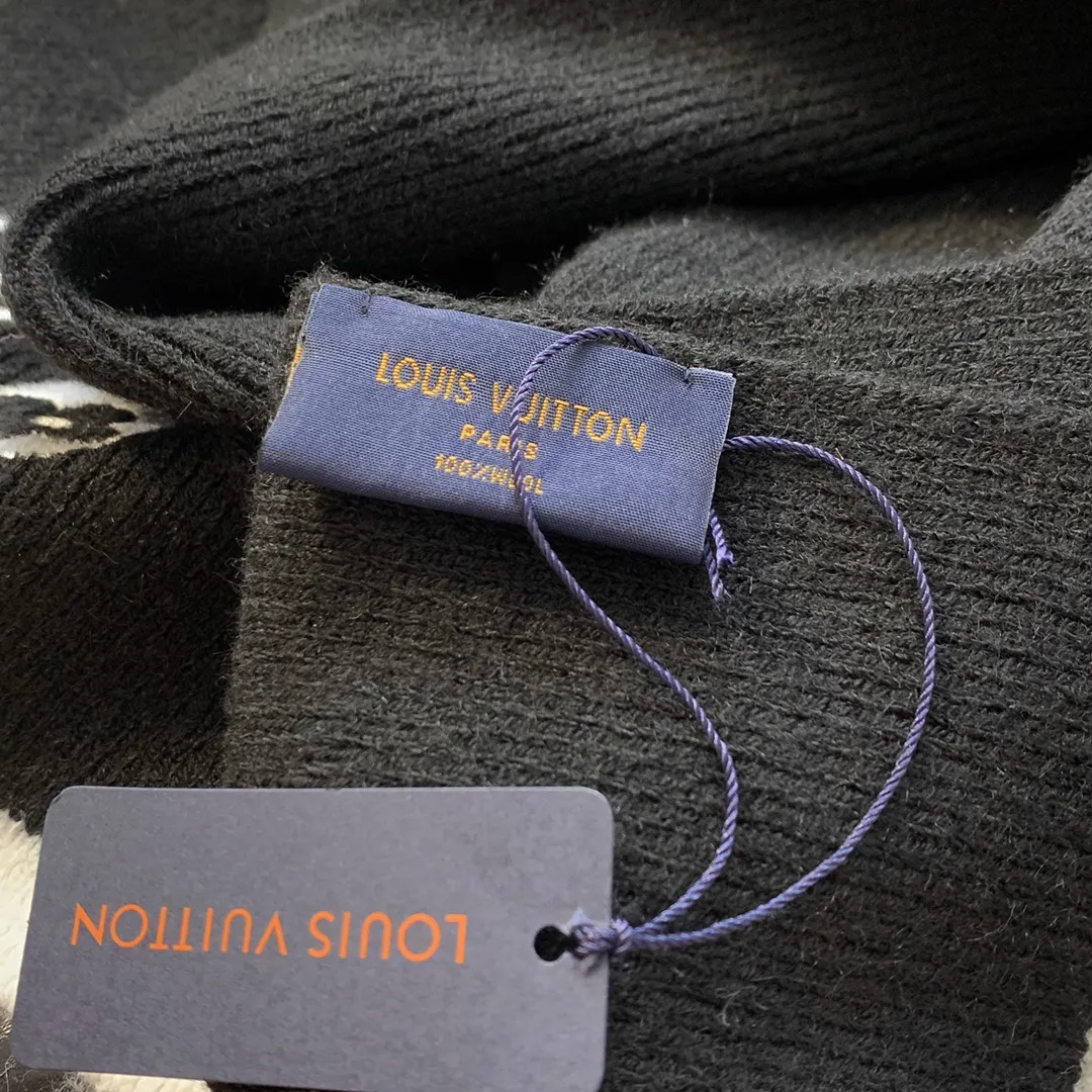 LV scarf 34X190cm 100%羊绒 E (11)