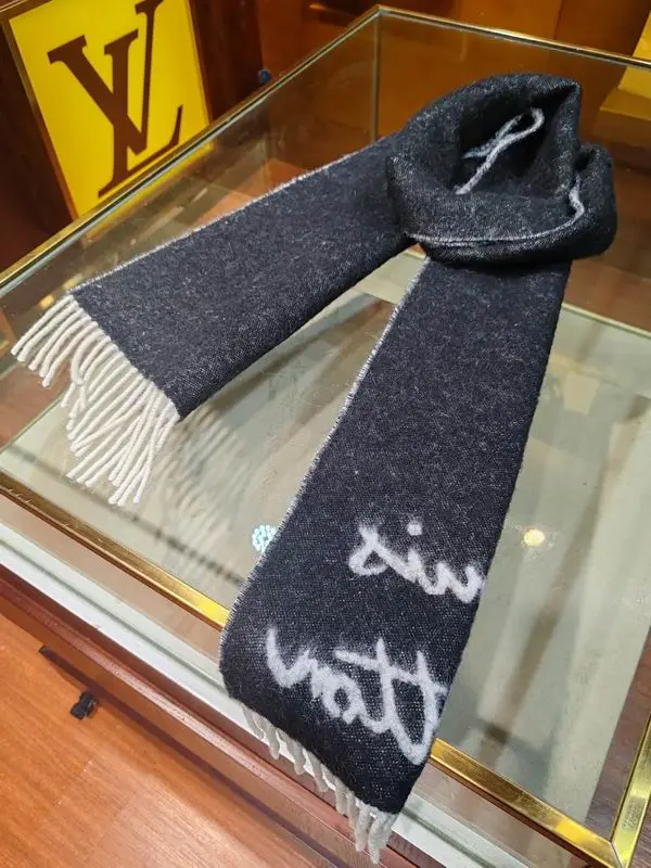 LV scarf 25X220cm 58%绵羊毛 42%羊驼毛 E (2)