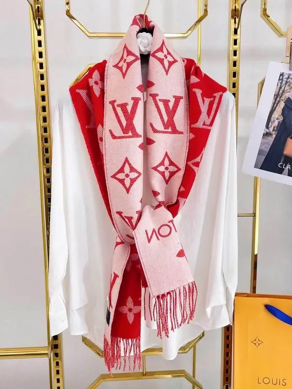 LV 34X180cm 100羊毛长巾 E (30)