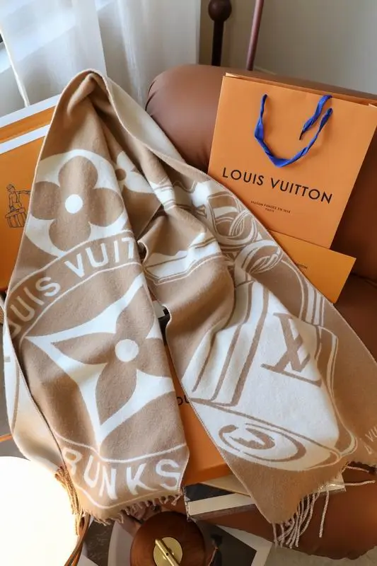 LV scarf 45X215cm 60%绵羊毛40%山羊绒 E09 (7)