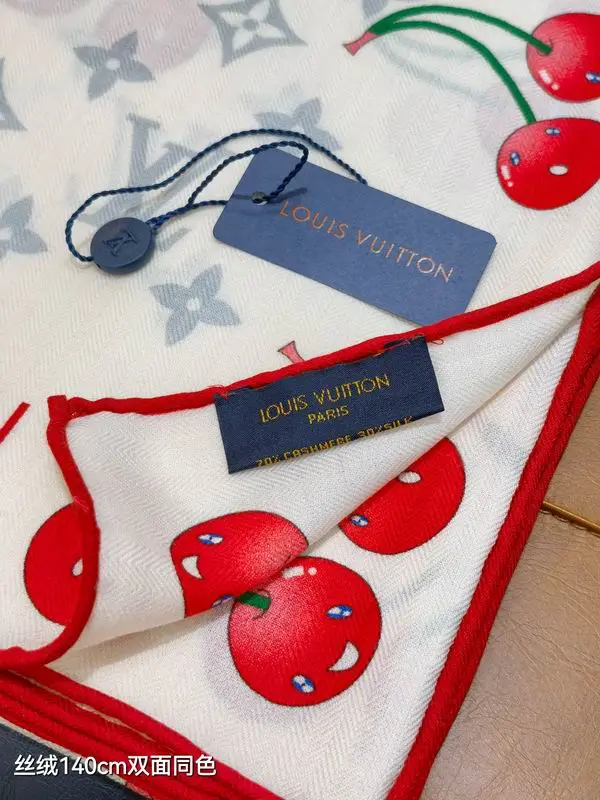 LV Scarf 140X140cm 70%羊绒30%真丝 E12 (28)