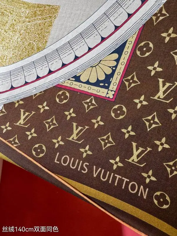 LV Scarf 140X140cm 70%羊绒30%真丝 E01 (18)