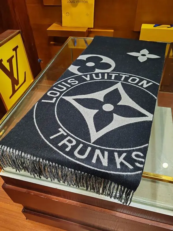 LV scarf 45X215cm 60%羊毛 40%山羊绒 E (16)