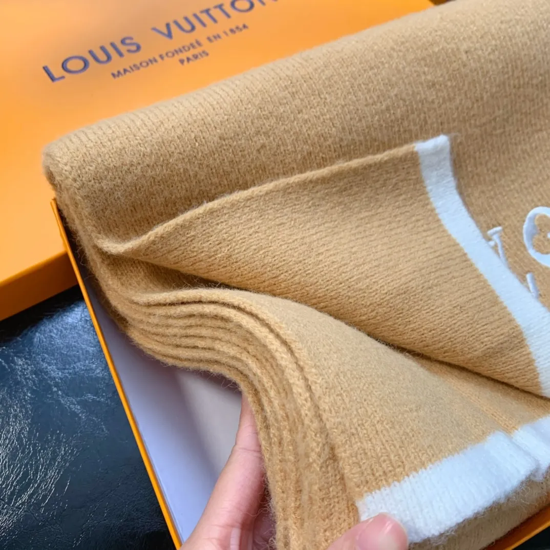 LV scarf 34X190cm 100%羊绒 E (11)