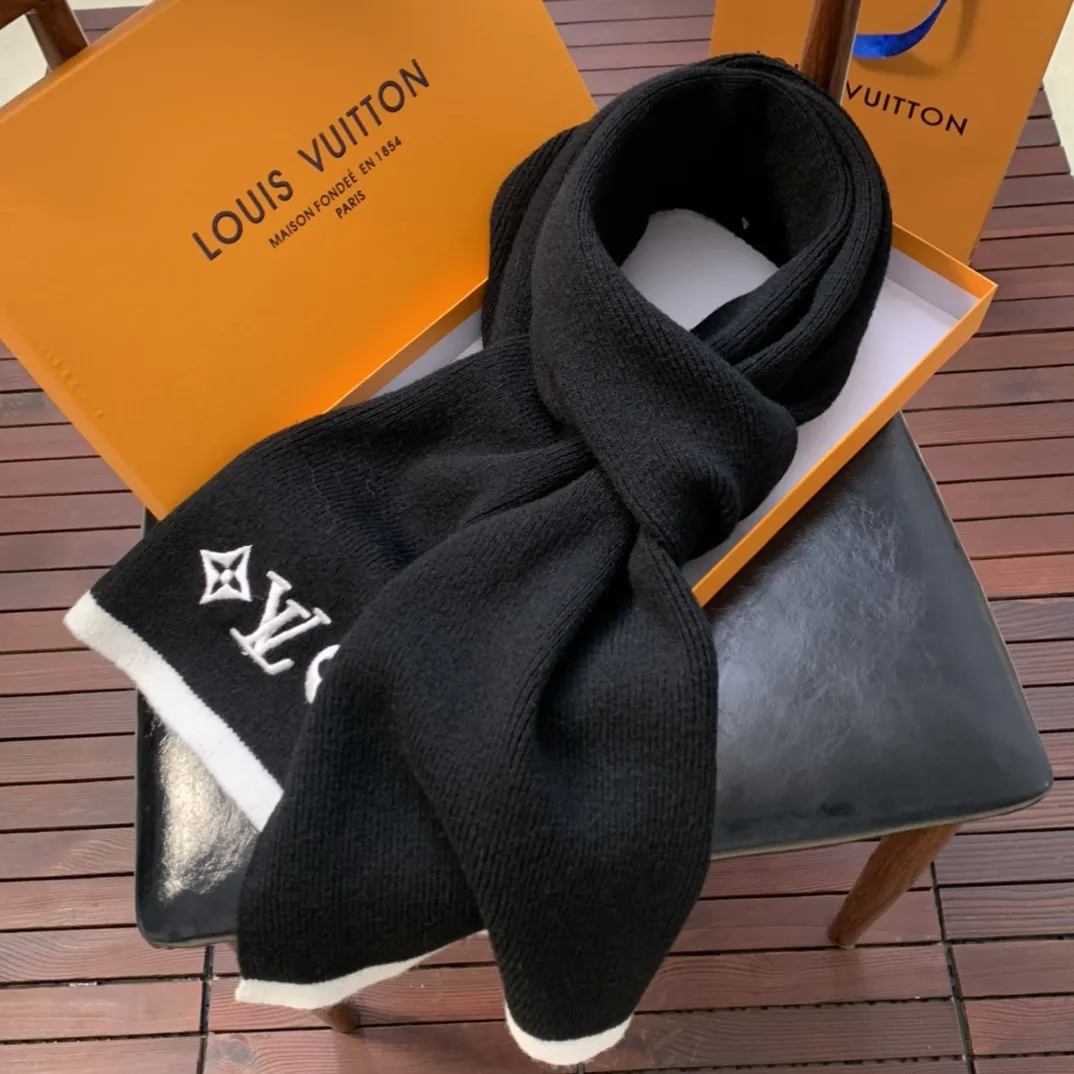 LV scarf 34X190cm 100%羊绒 E (11)