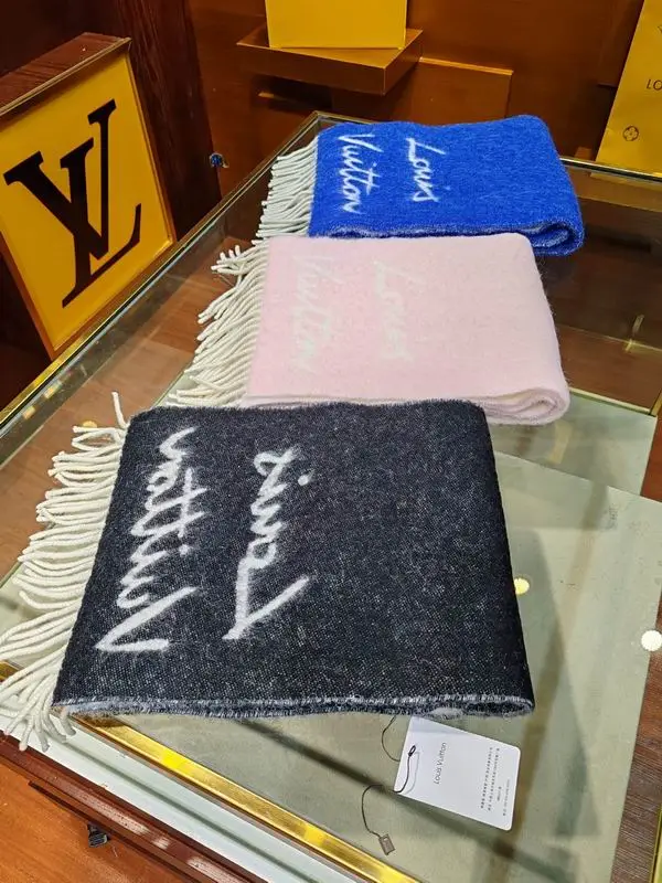 LV scarf 25X220cm 58%绵羊毛 42%羊驼毛 E (2)