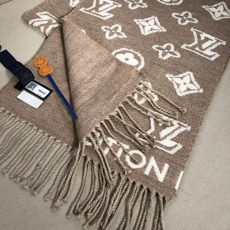 LV scarf 32X180cm 100羊毛 E (21)