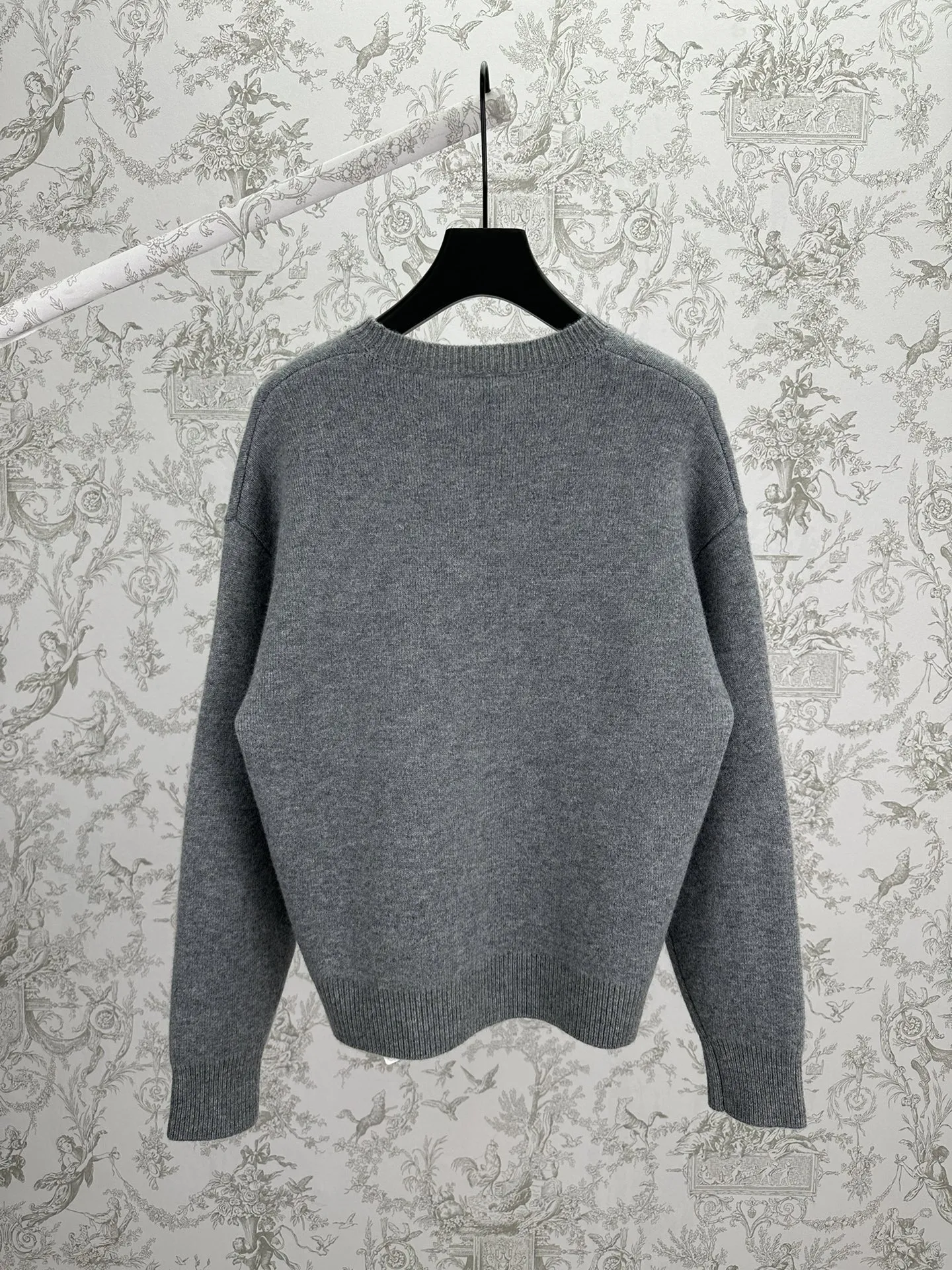 P285 赛琳 25ss新款圆领毛衣TRIOMPHE提花经典版型圆领罗纹饰边 码数:S.M.L.XL.