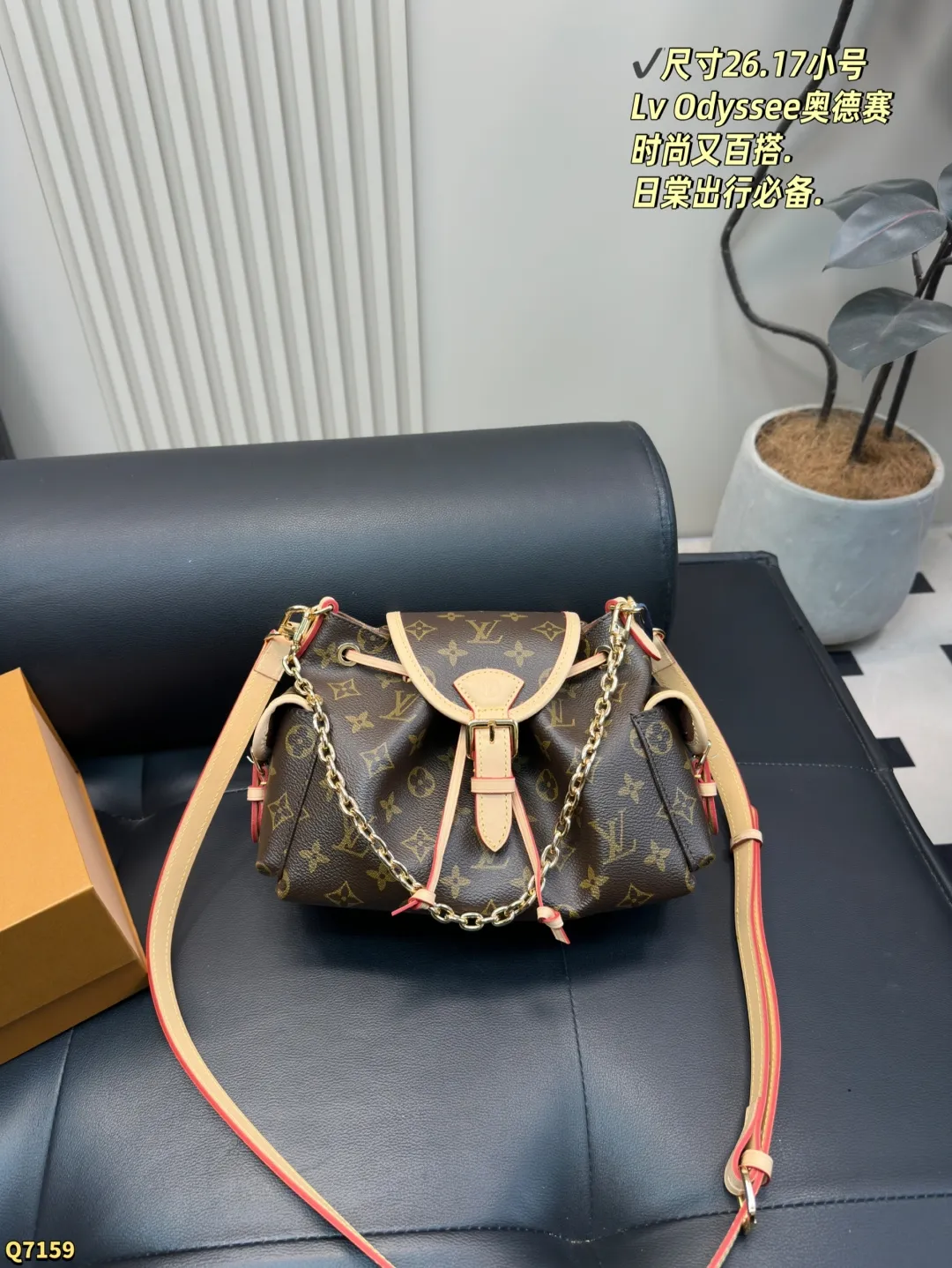 💰205配折叠盒 尺寸26.17小号 LV 新款包包Odyssee太好看了吧！！！ 可甜可盐可酷，大小适中，可腋下可斜背怎么说呢，就是时髦！！