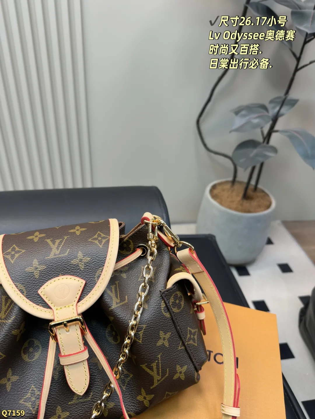 💰205配折叠盒 尺寸26.17小号 LV 新款包包Odyssee太好看了吧!!! 可甜可盐可酷,大小适中,可腋下可斜背怎么说呢,就是时髦!!