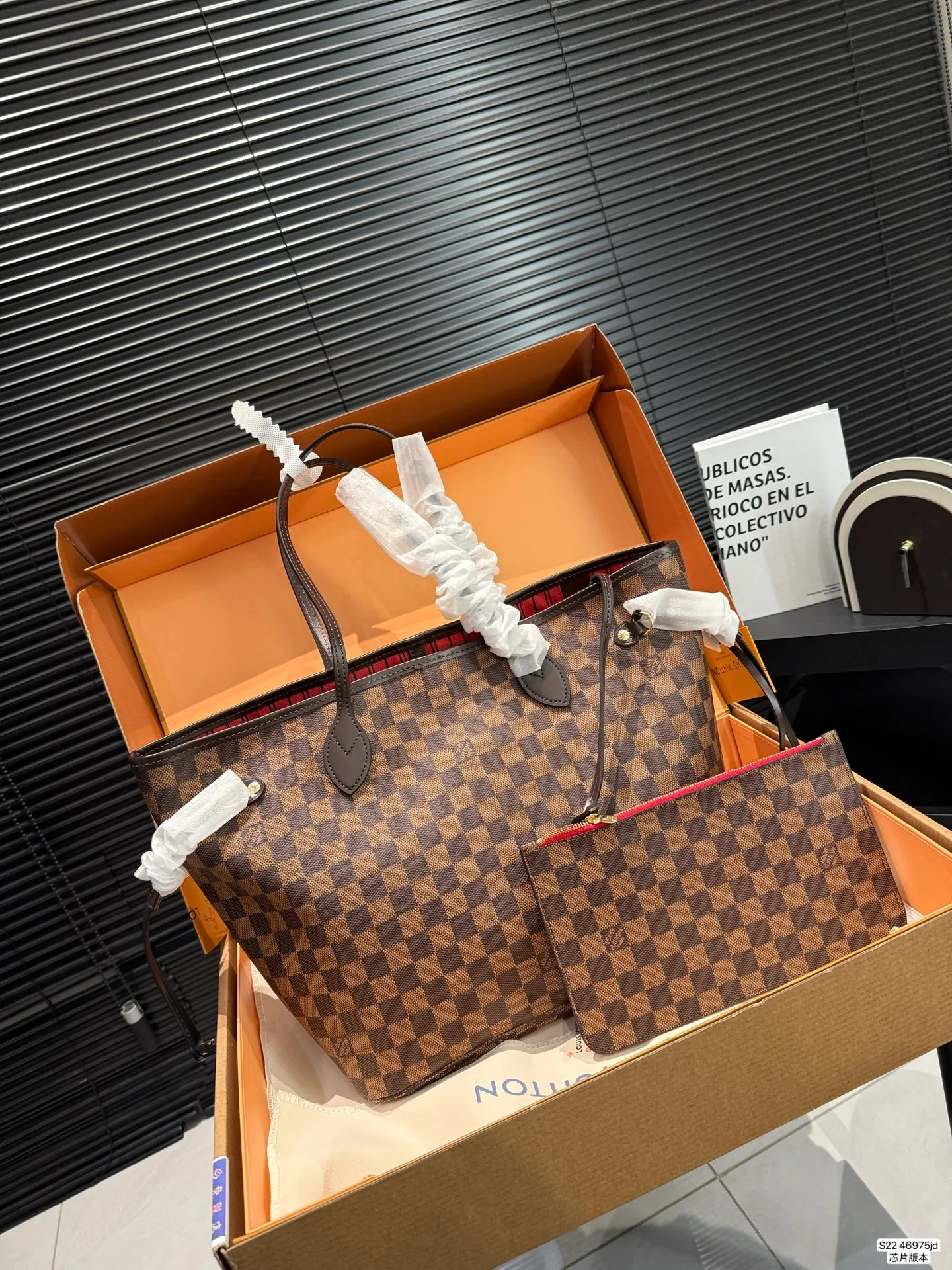 LV Neverfull Monogram Canvas NFC Chip Version 1:1 Europe