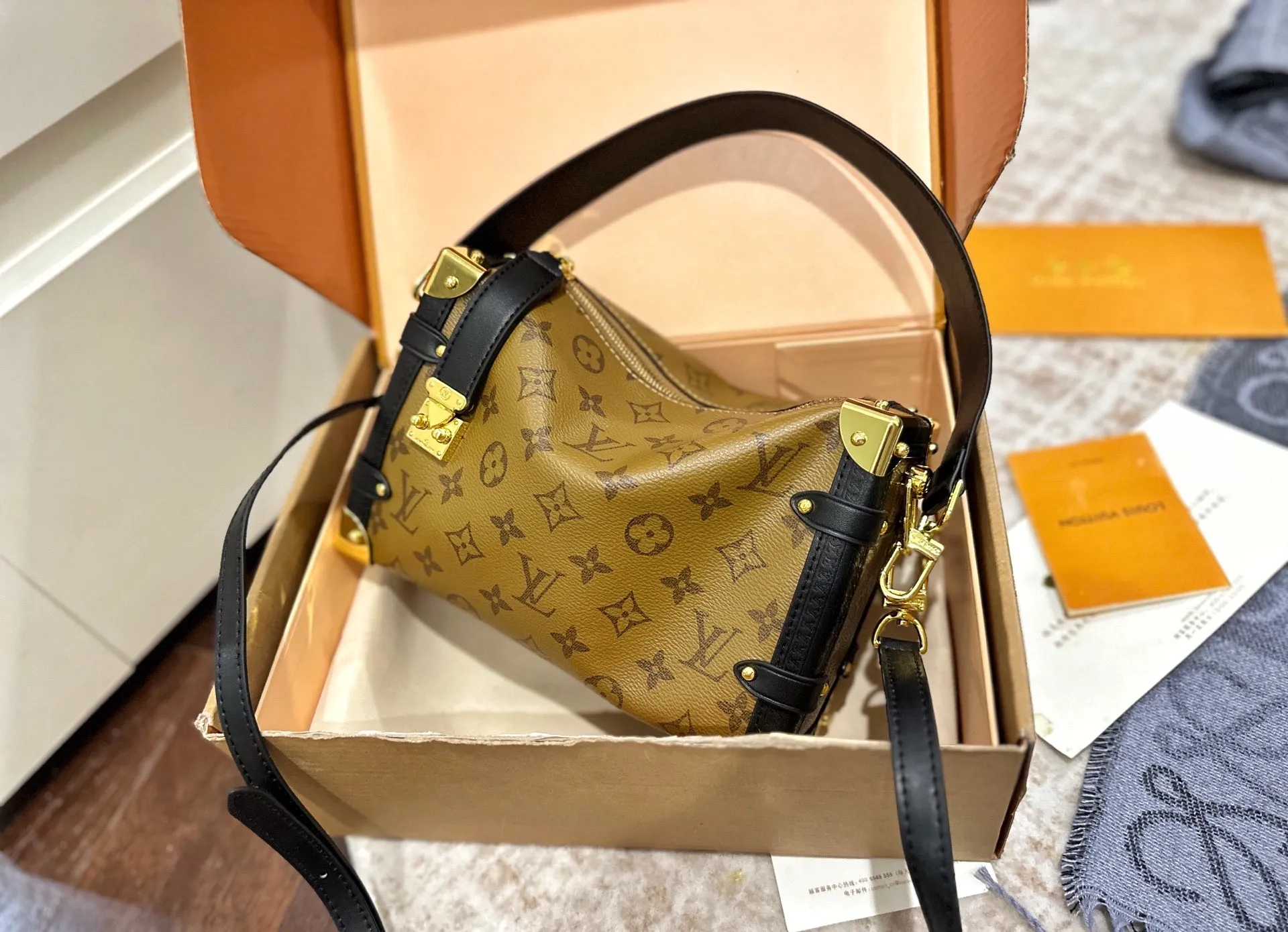 p200 官网双盒包装 size：23*16cm L家 25ss Ski系列盒子包王炸新款包 谷爱凌同款哦！ 超级洋气 upupup Sidetrunk真的出一個愛一個