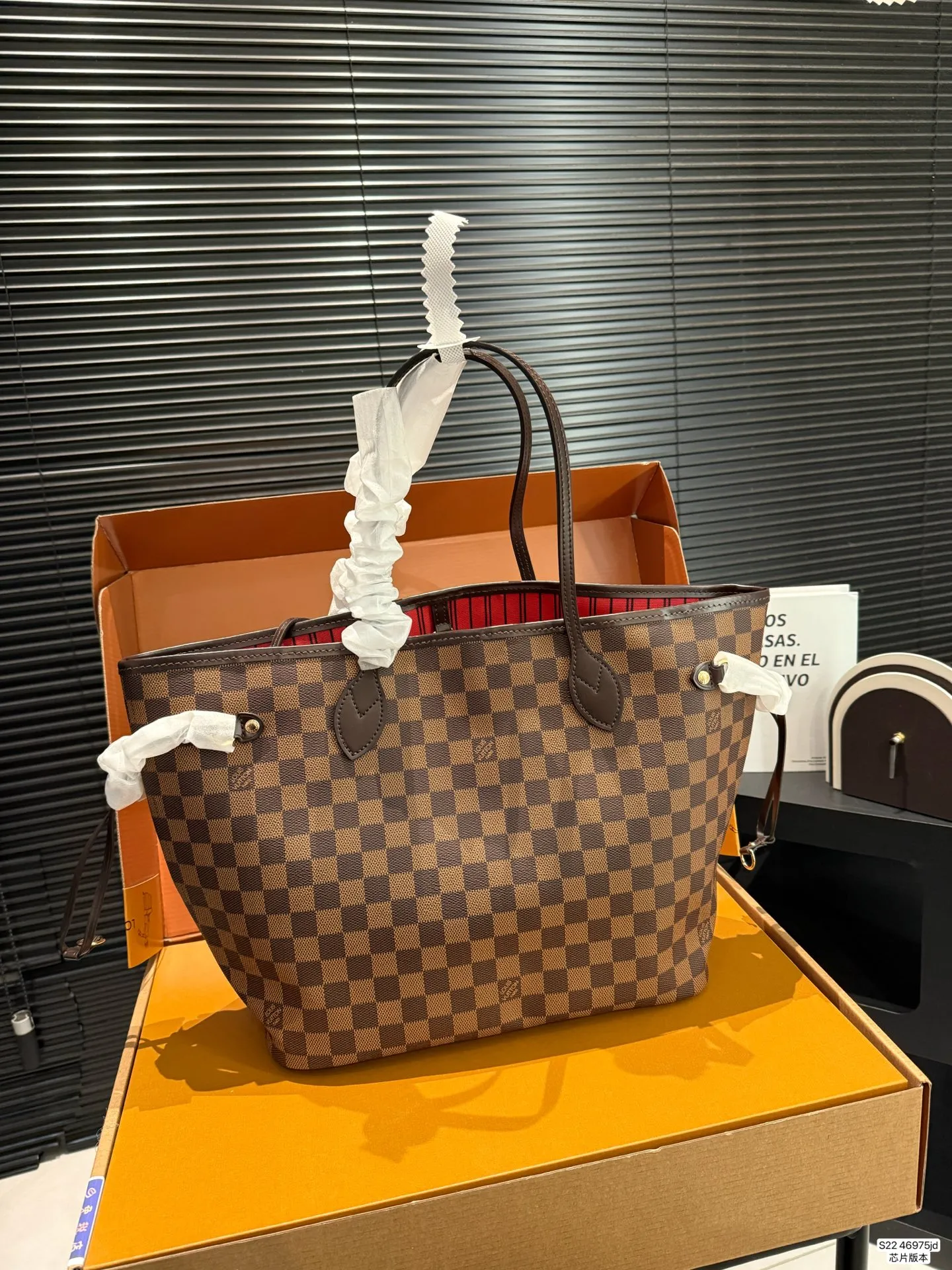 LV Neverfull Monogram NFC Chip Tax-Inclusive Europe Shipping