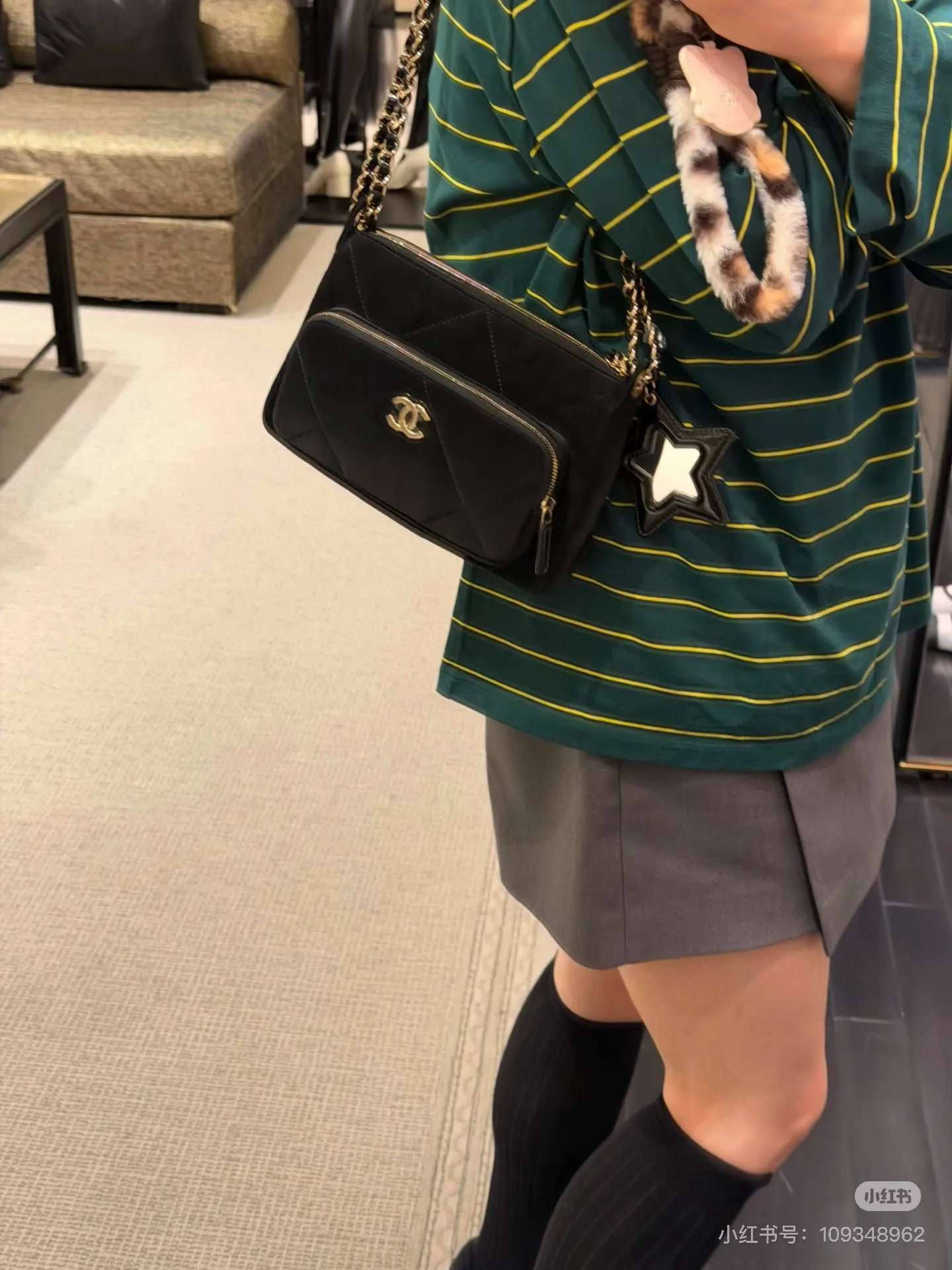 ¥195全套飞机盒包装 25N🎿滑雪胶囊系列 Chanel香奈儿 菱格链条包新款系列 气质百搭 种草款 可甜可咸 又A又飒 尺寸22 15