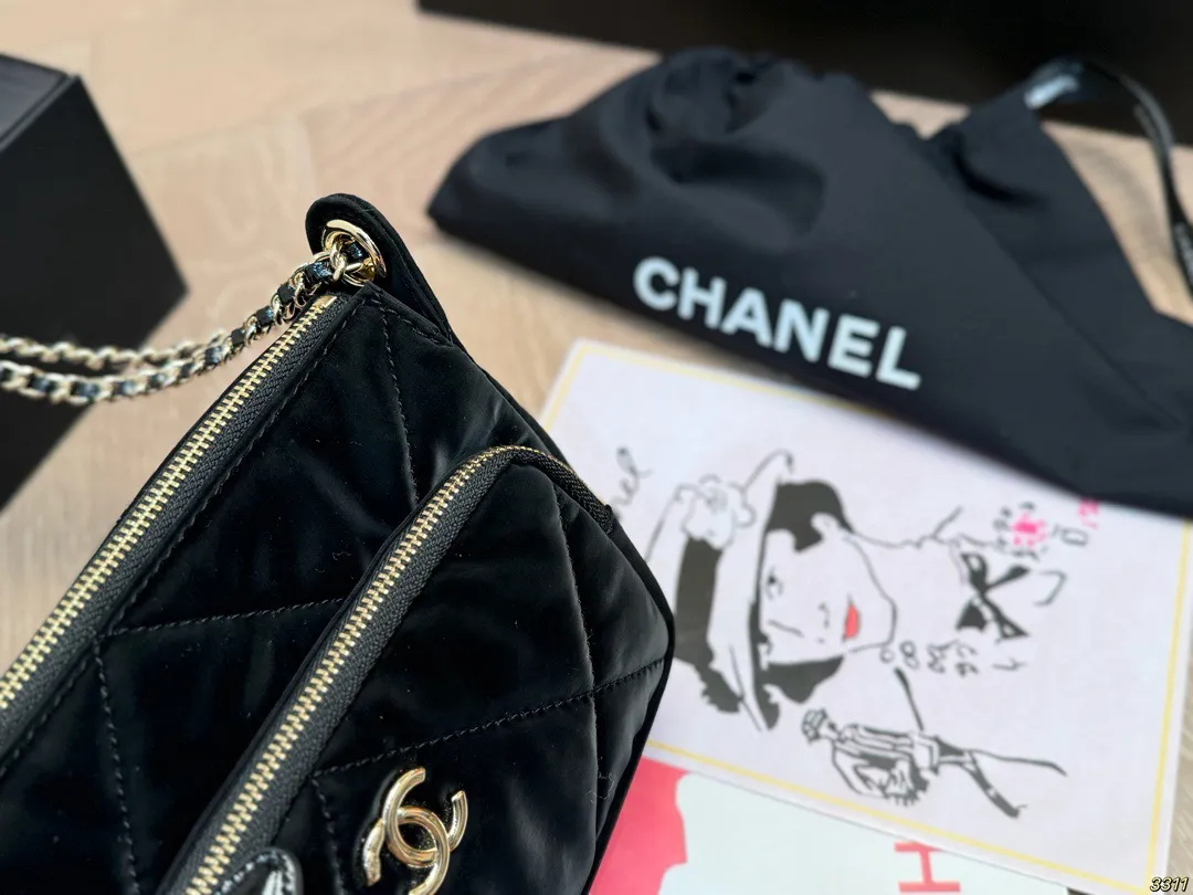 &yen;195全套飞机盒包装 25N🎿滑雪胶囊系列 Chanel香奈儿 菱格链条包新款系列 气质百搭 种草款 可甜可咸 又A又飒 尺寸22 15