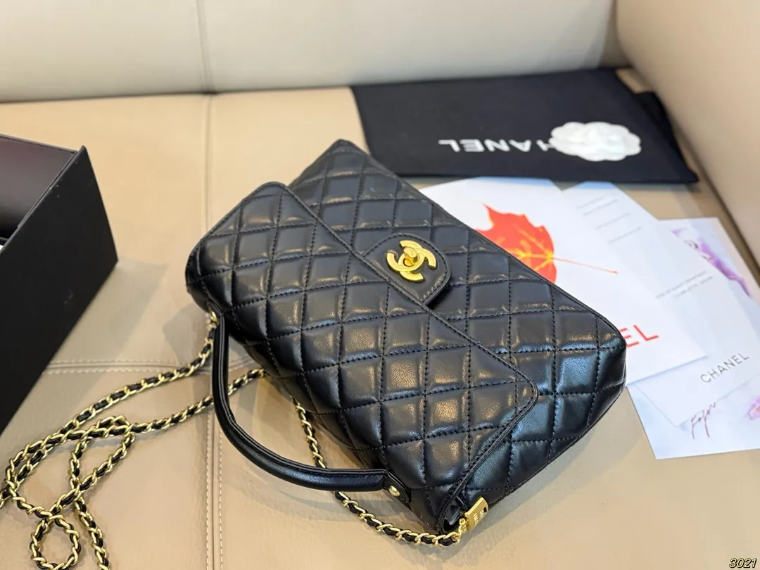 ¥170飞机盒 Chanel香奈儿菱格链条包 经典系列 气质百搭 种草款 可甜可咸 又A又飒 尺寸25 14