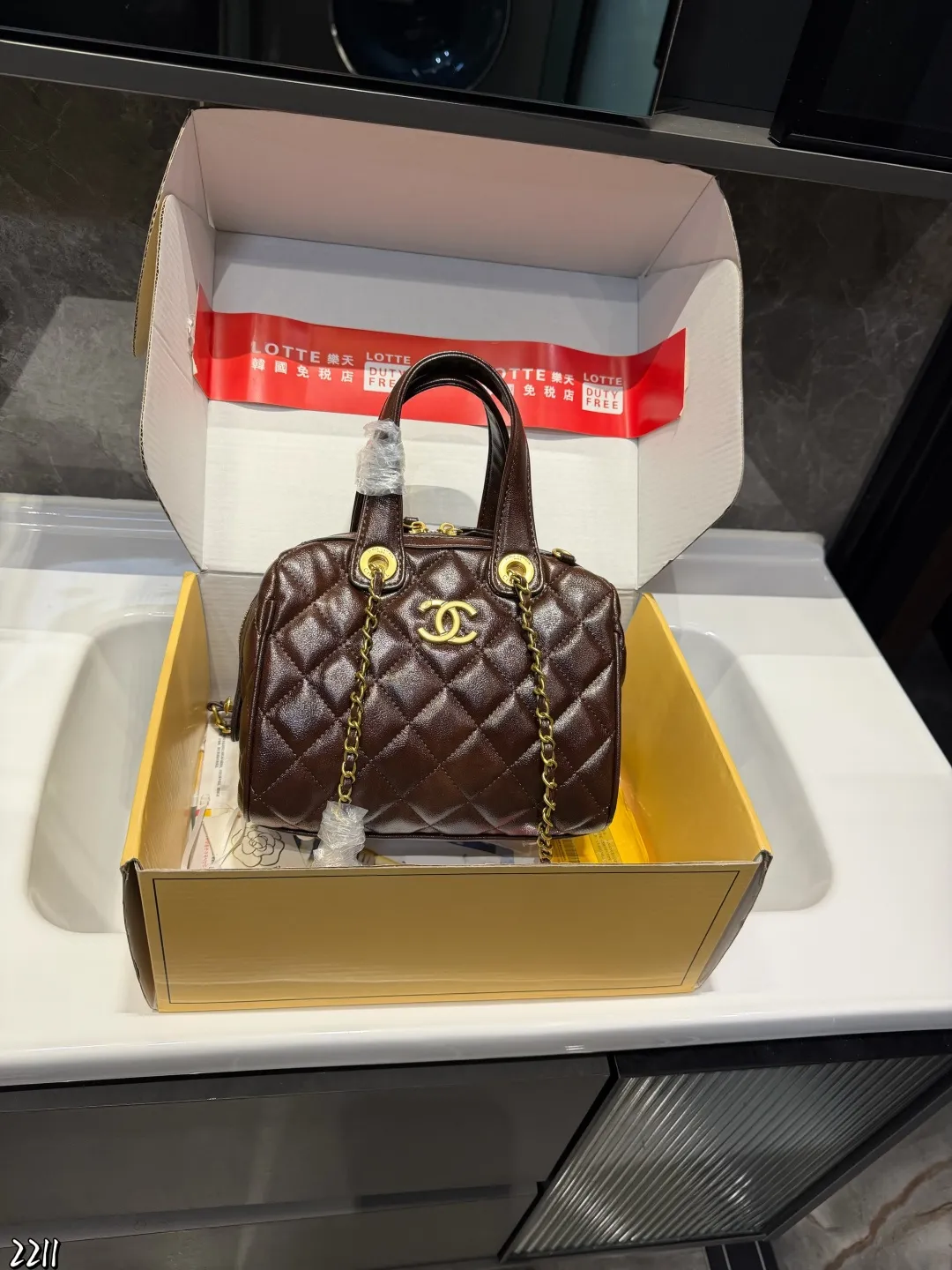 ❤️p170（礼盒包装）❤️ Chanel 25c香奈儿枕头早春新款，精致小巧的手提小包拎在手上气质满满的名媛风 尺寸22*17