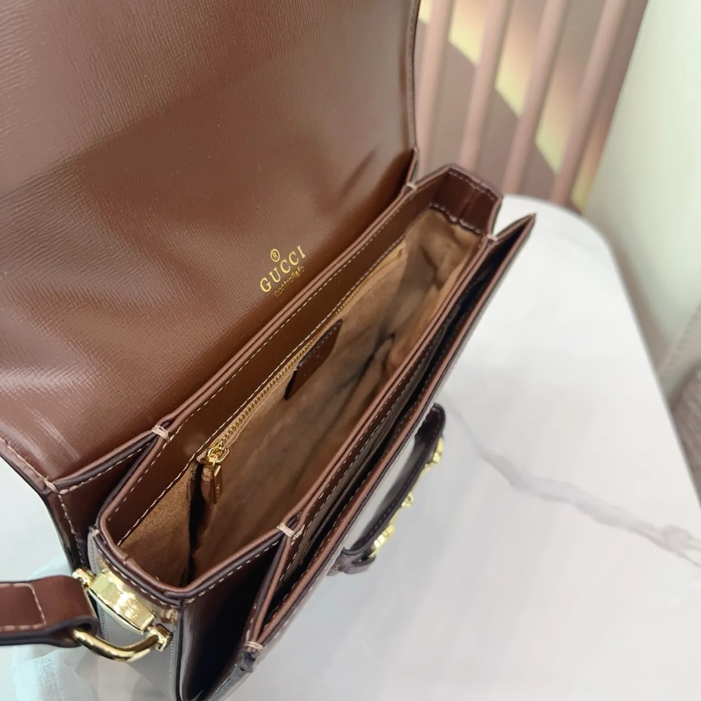 p135 配折叠盒 尺寸25.18cm 酷奇𝙂𝙪𝙘𝙘i 𝘿𝙞𝙤𝙣𝙮𝙨𝙪𝙨丹宁牛仔1955马鞍包 神秘又不失格调配色太高级了Q